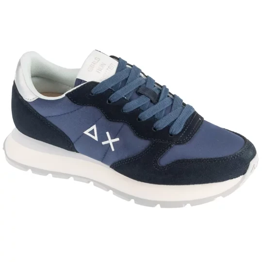 Zdjęcie produktu SUN68 Ally Gold Silver Z36202-07, Damskie, Granatowe, buty sneakers, skóra zamszowa, rozmiar: 37