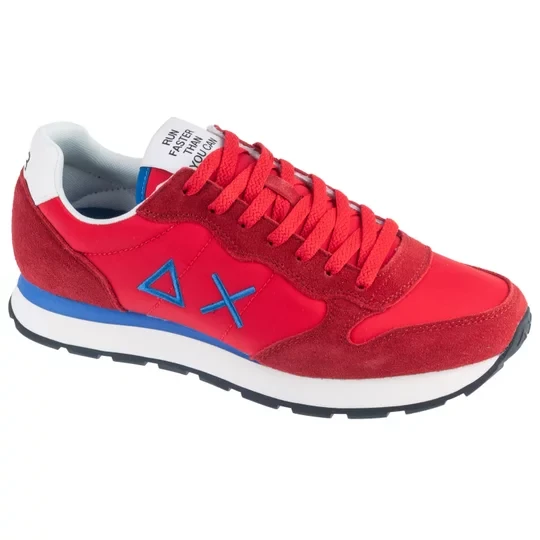 Zdjęcie produktu SUN68 Tom Solid Z36101-10, Męskie, Czerwone, buty sneakers, skóra zamszowa, rozmiar: 41