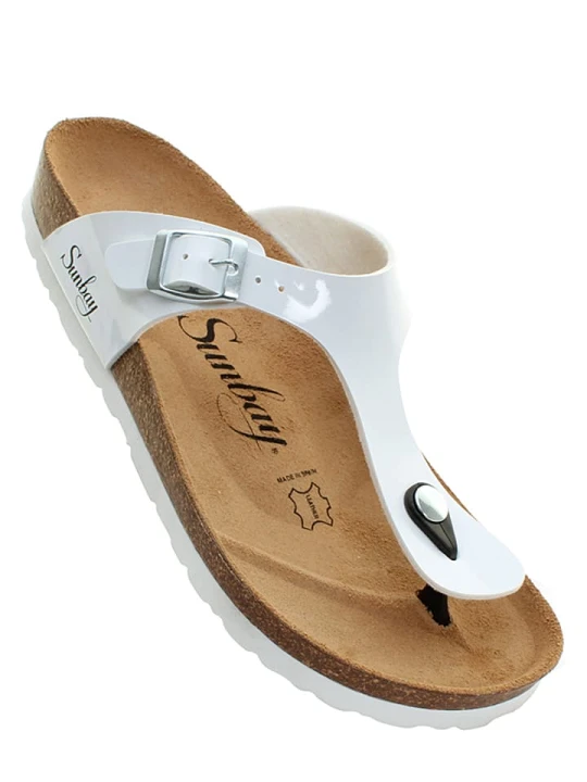 Zdjęcie produktu Sunbay Japonki "Camelia" w kolorze białym rozmiar: 39