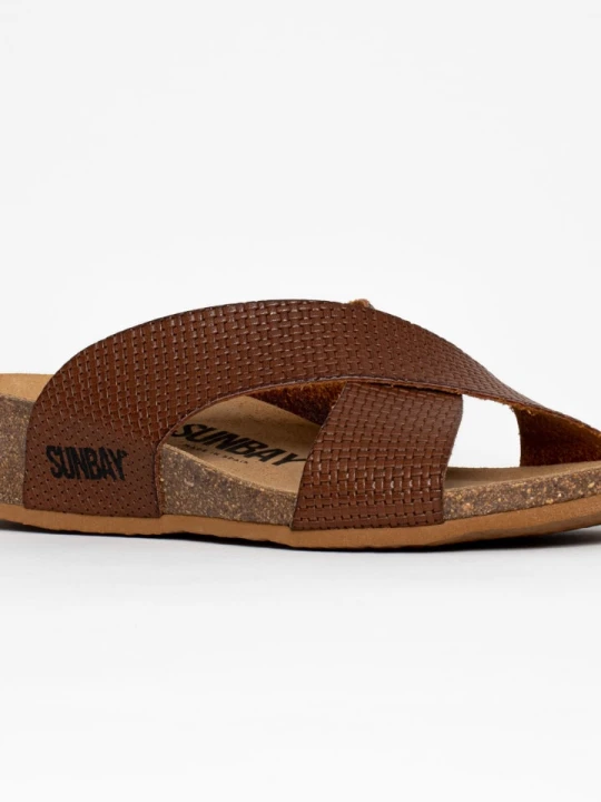 Zdjęcie produktu Sunbay Klapki "Brisbane" w kolorze brązowym na koturnie rozmiar: 36