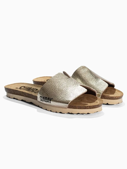Zdjęcie produktu Sunbay Klapki "Djeeli" w kolorze złotym rozmiar: 39