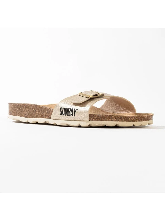 Zdjęcie produktu Sunbay Klapki "Jasmin" w kolorze złotym rozmiar: 37
