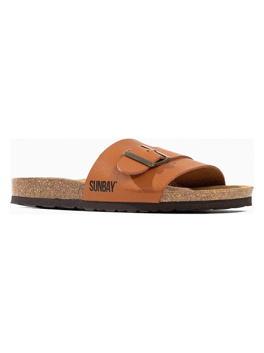 Zdjęcie produktu Sunbay Klapki "Tom" w kolorze jasnobrązowym rozmiar: 40