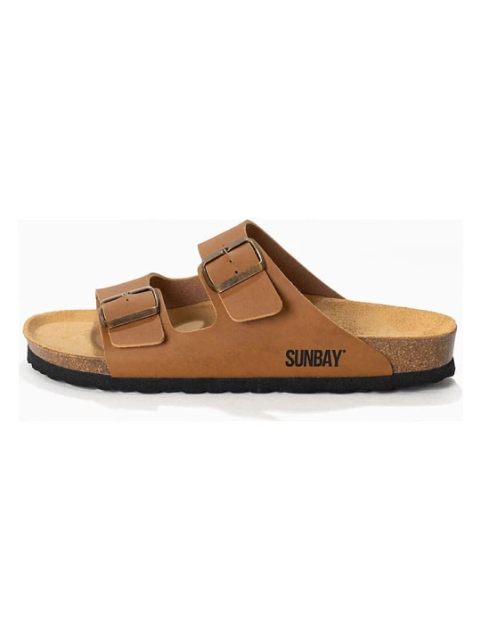 Zdjęcie produktu Sunbay Klapki "Trefle" w kolorze jasnobrązowym rozmiar: 40