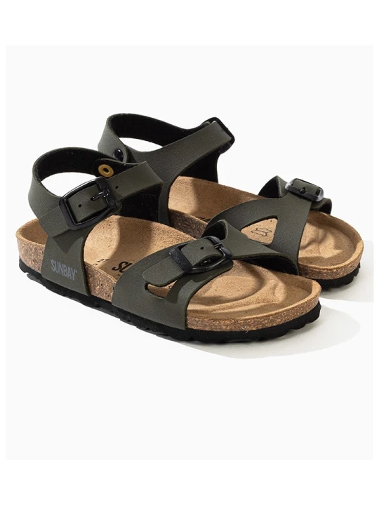 Zdjęcie produktu Sunbay Sandały "Lys" w kolorze khaki rozmiar: 28