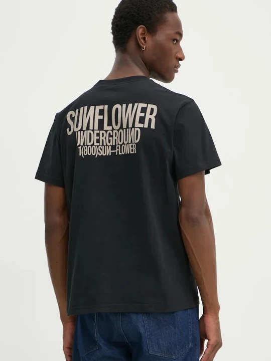Zdjęcie produktu Sunflower t-shirt bawełniany czarny