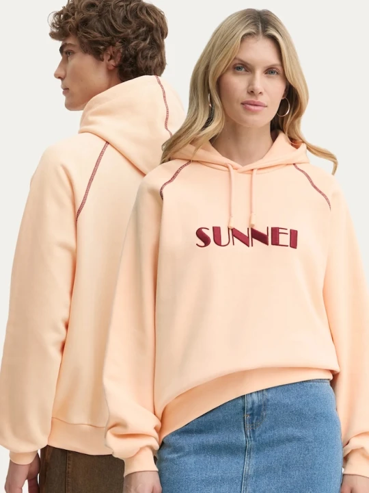 Zdjęcie produktu Sunnei bluza bawełniana pomarańczowy
