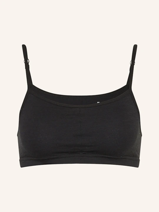 Zdjęcie produktu Super.Natural Biustonosz Funkcyjny Cosy Bra Z Wełną Merino weiss CZARNY