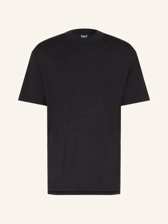 Zdjęcie produktu Super.Natural Koszulka Funkcyjna Casual Z Wełny Merino schwarz CZARNY