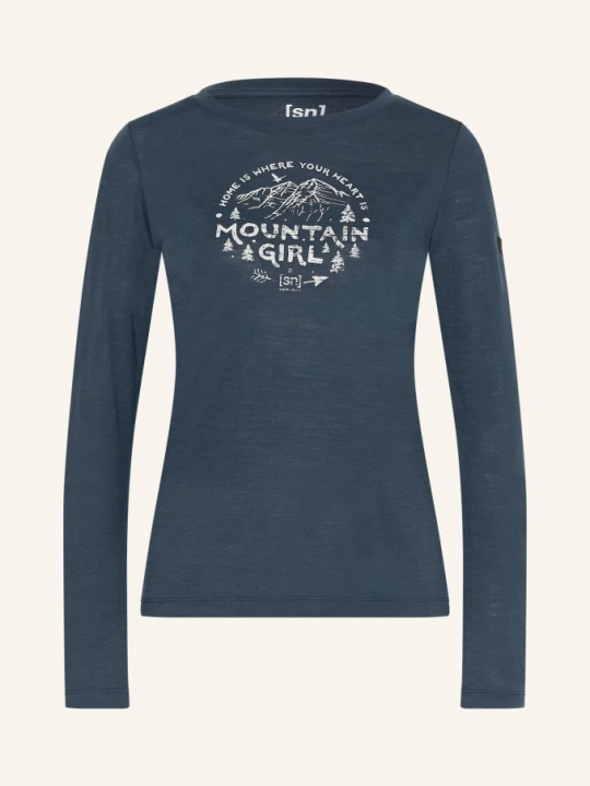 Zdjęcie produktu Super.Natural Koszulka Funkcyjna Mountain Girl Z Wełną Merynosową blau