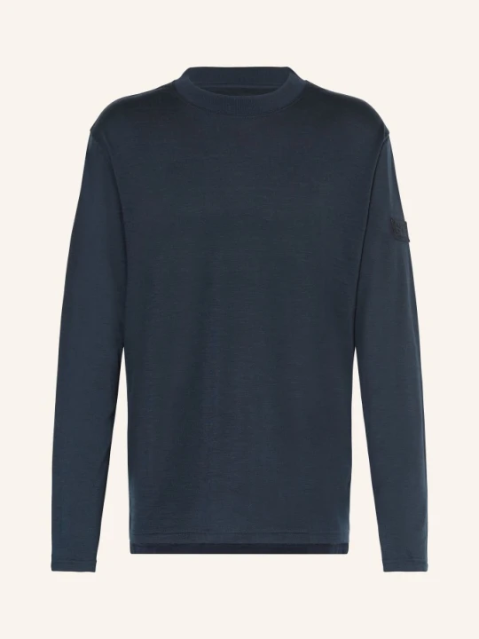 Zdjęcie produktu Super.Natural Koszulka Z Długim Rękawem Casual Z Wełną Merynosową blau GRANATOWY
