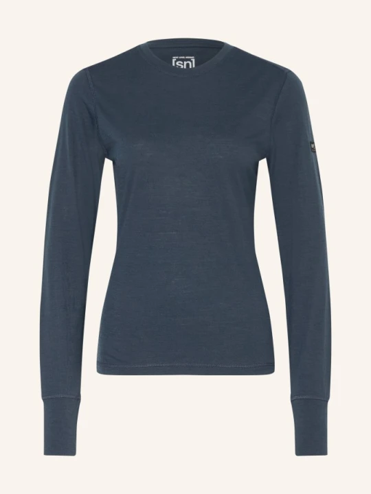 Zdjęcie produktu Super.Natural Koszulka Z Długim Rękawem Tundra 175 Ls Z Wełną Merino blau GRANATOWY