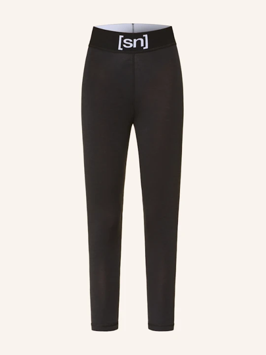 Zdjęcie produktu Super.Natural Legginsy 3 / 4 Tundra 175 Z Wełną Merino schwarz CZARNY
