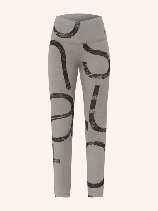 Zdjęcie produktu Super.Natural Legginsy Capital Logo Z Wełną Merino grau szary