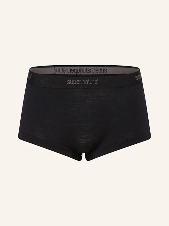 Zdjęcie produktu Super.Natural Majtki Funkcyjne tundra175 Boyfriend Z Wełny Merino schwarz CZARNY