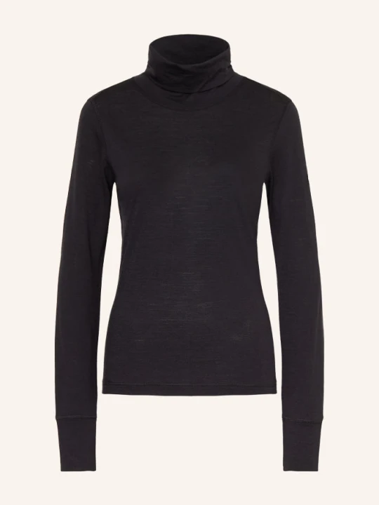 Zdjęcie produktu Super.Natural Sweter Skiing Roll Neck Z Wełną Merino schwarz CZARNY