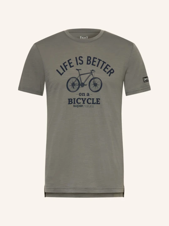 Zdjęcie produktu Super.Natural T-Shirt Better Bike Z Wełną Merino gruen ZIELONY
