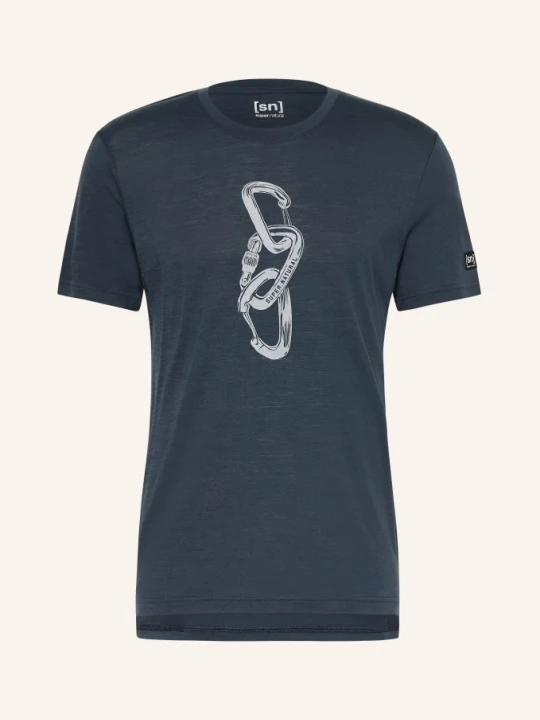 Zdjęcie produktu Super.Natural T-Shirt Carabineri Z Wełną Merino blau