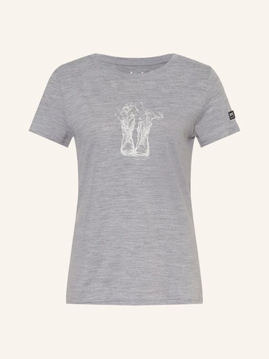 Zdjęcie produktu Super.Natural T-Shirt Flower Boots grau SZARY