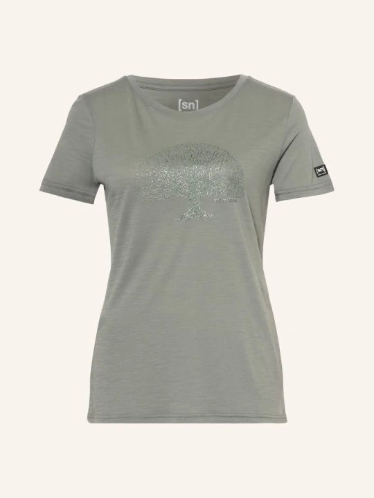 Zdjęcie produktu Super.Natural T-Shirt Tree Of Knowledge Z Wełną Merino gruen KHAKI