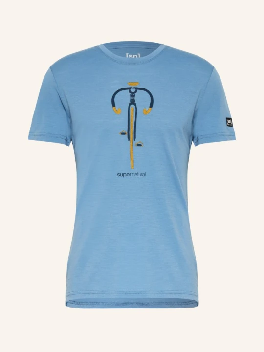 Zdjęcie produktu Super.Natural T-Shirt Vintage Bike Z Wełną Merino blau NIEBIESKI