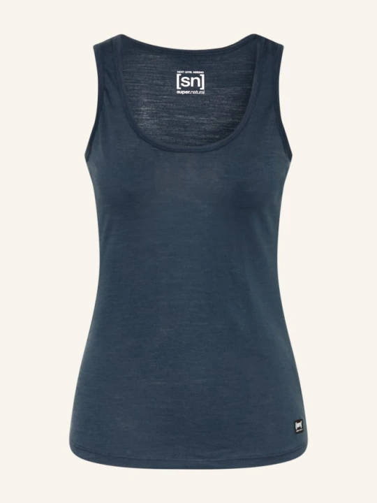 Zdjęcie produktu Super.Natural Tank Top Sierra 140 Z Wełną Merino blau GRANATOWY