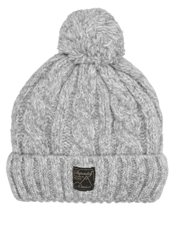 Zdjęcie produktu Superdry Czapka | z dodatkiem wełny popielaty