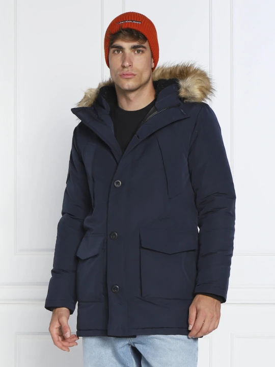Zdjęcie produktu Superdry Puchowa kurtka | Regular Fit granatowy