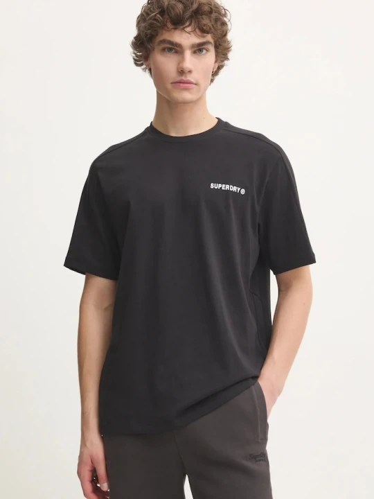Zdjęcie produktu Superdry t-shirt bawełniany czarny