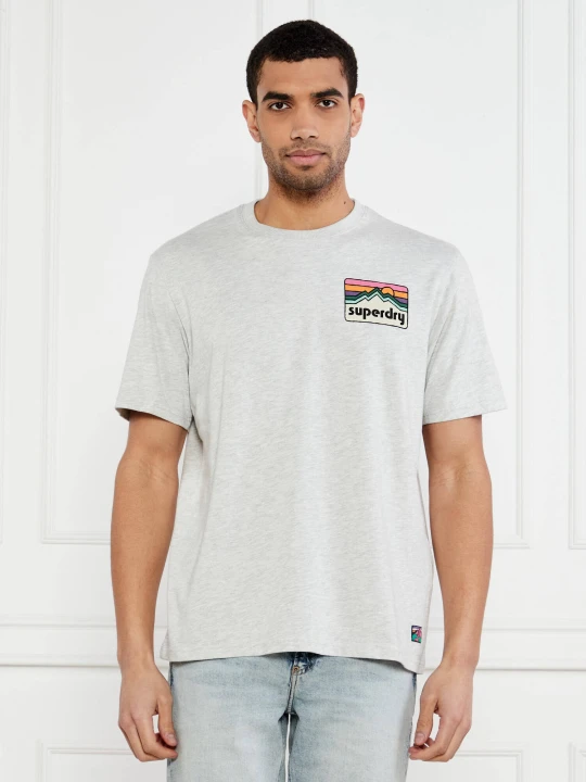 Zdjęcie produktu Superdry T-shirt VINTAGE 90S | Regular Fit szary