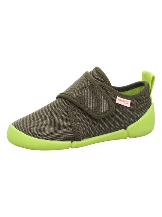 Zdjęcie produktu superfit Buty barefoot "Venti" w kolorze khaki rozmiar: 33
