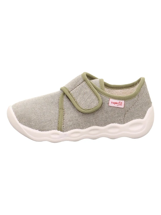 Zdjęcie produktu superfit Kapcie "Bubble" w kolorze khaki rozmiar: 25