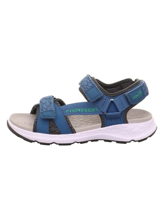 Zdjęcie produktu superfit Sandały "Criss Cross" w kolorze niebieskim rozmiar: 27