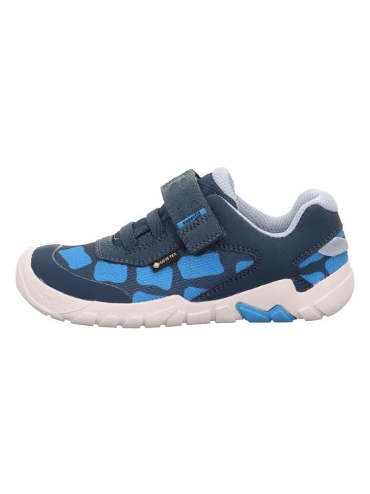 Zdjęcie produktu superfit Skórzane buty barefoot "Trace" w kolorze granatowym rozmiar: 26