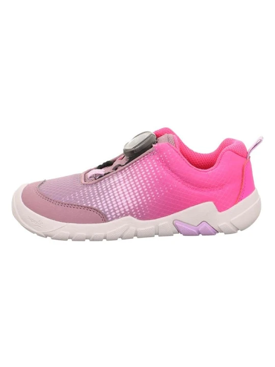 Zdjęcie produktu superfit Skórzane buty barefoot "Trace" w kolorze jasnoróżowym rozmiar: 28