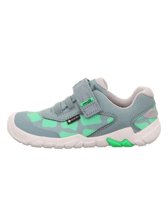 Zdjęcie produktu superfit Skórzane buty barefoot "Trace" w kolorze zielonym rozmiar: 31