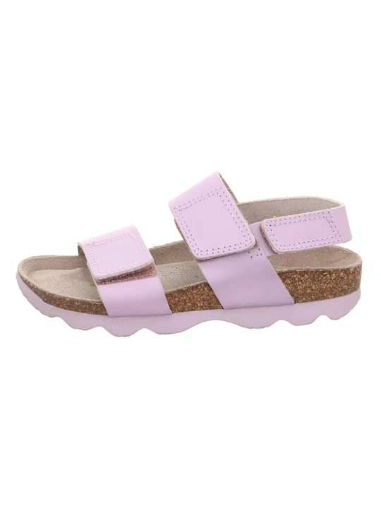Zdjęcie produktu superfit Skórzane sandały "Jellies" w kolorze fioletowym rozmiar: 28