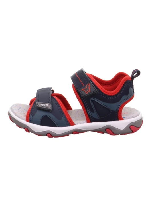 Zdjęcie produktu superfit Skórzane sandały "Mike 3.0" w kolorze granatowo-czerwonym rozmiar: 26