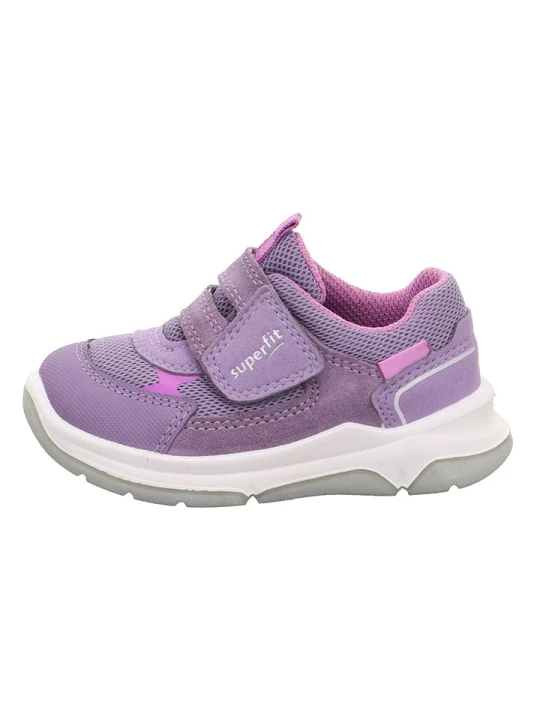 Zdjęcie produktu superfit Skórzane sneakersy "Cooper" w kolorze fioletowym rozmiar: 26