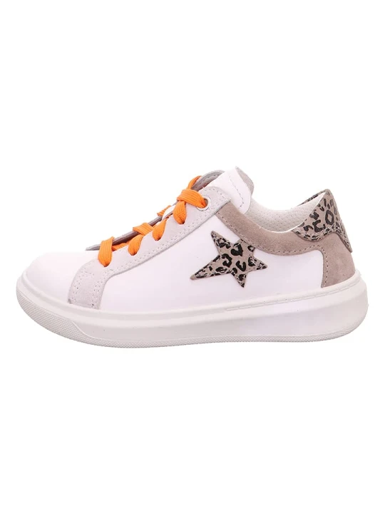 Zdjęcie produktu superfit Skórzane sneakersy "Cosmo" w kolorze białym rozmiar: 34