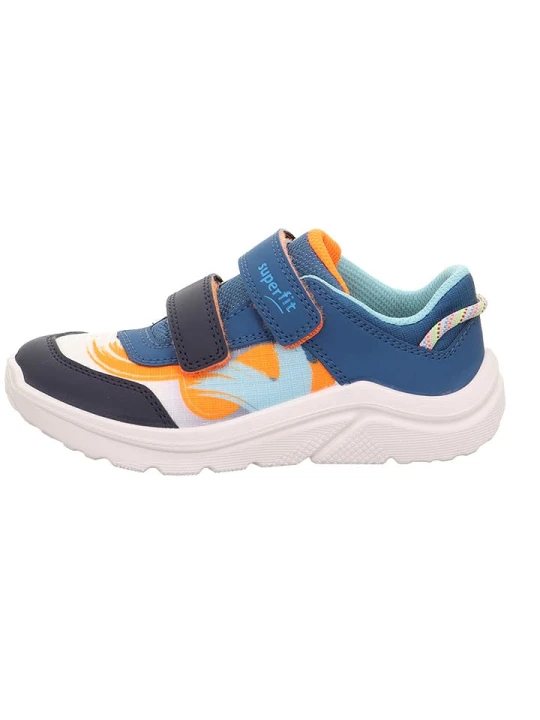 Zdjęcie produktu superfit Skórzane sneakersy "Kicks" ze wzorem rozmiar: 33