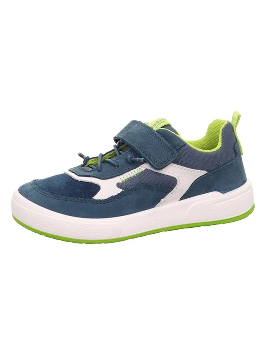 Zdjęcie produktu superfit Skórzane sneakersy "Maverick" w kolorze granatowym rozmiar: 40