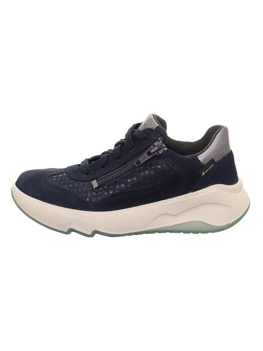 Zdjęcie produktu superfit Skórzane sneakersy "Melody" w kolorze granatowym rozmiar: 31
