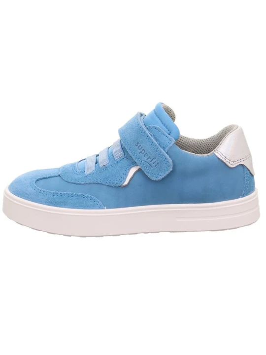 Zdjęcie produktu superfit Skórzane sneakersy "Stella" w kolorze błękitnym rozmiar: 27