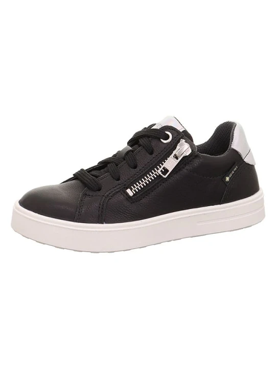 Zdjęcie produktu superfit Skórzane sneakersy "Stella" w kolorze czarnym rozmiar: 27