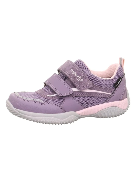 Zdjęcie produktu superfit Skórzane sneakersy "Storm" w kolorze fioletowym rozmiar: 34
