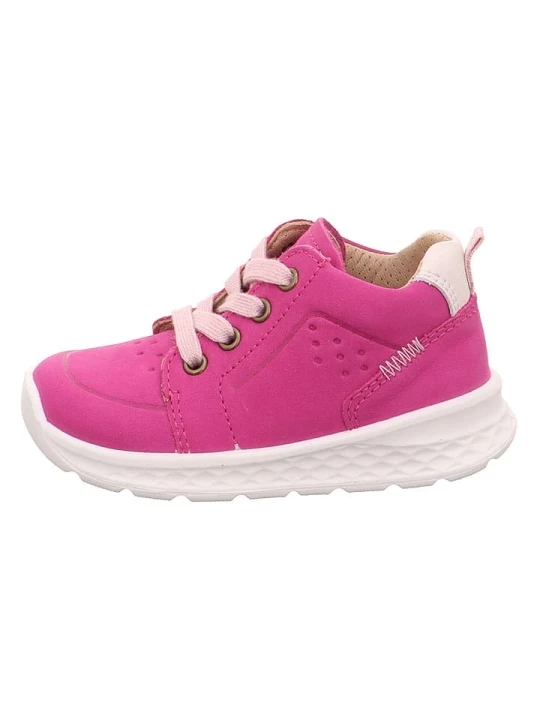Zdjęcie produktu superfit Skórzane sneakersy w kolorze różowym rozmiar: 27
