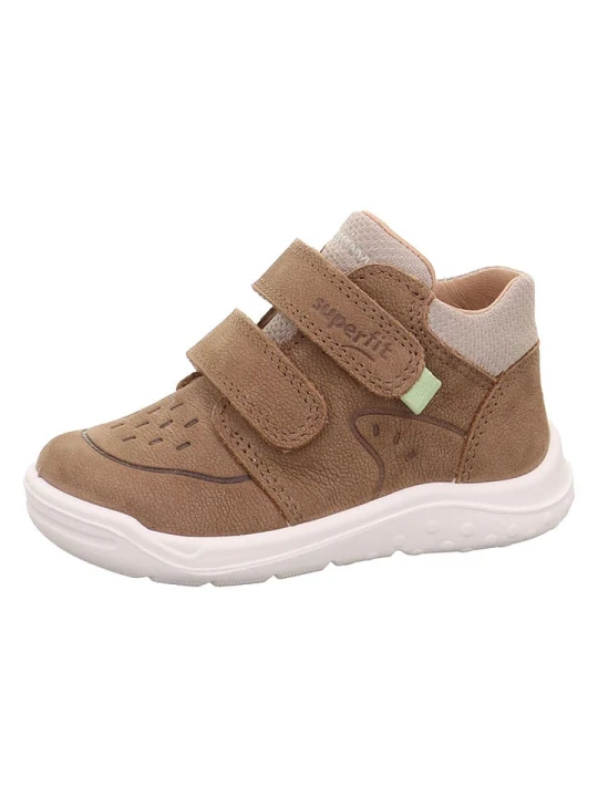 Zdjęcie produktu superfit Skórzane sneakersy "Whaley" w kolorze jasnobrązowym rozmiar: 22