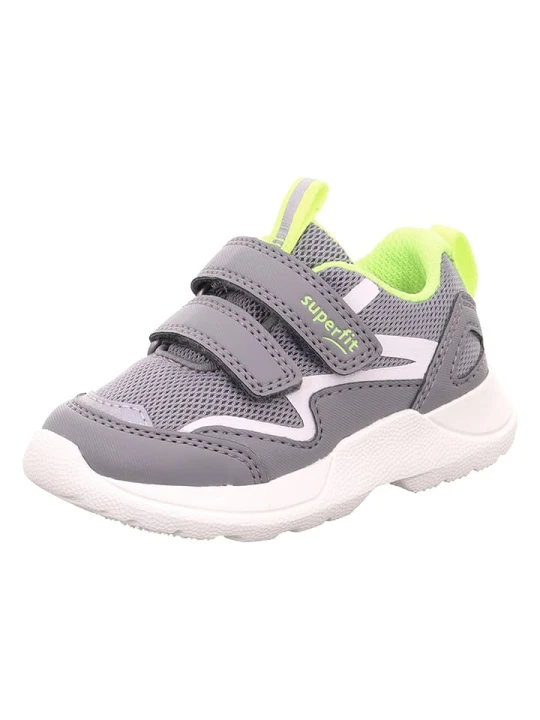 Zdjęcie produktu superfit Sneakersy "Rush" w kolorze jasnoszaro-żółtym rozmiar: 23