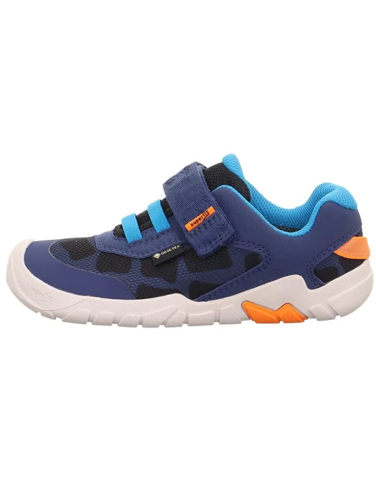 Zdjęcie produktu superfit Sneakersy "Trace" w kolorze granatowo-błękitnym do chodzenia na boso rozmiar: 28